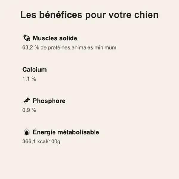 croquettes pour chien à l'agneau, croquettes à l'agneau, croquettes chien sensible