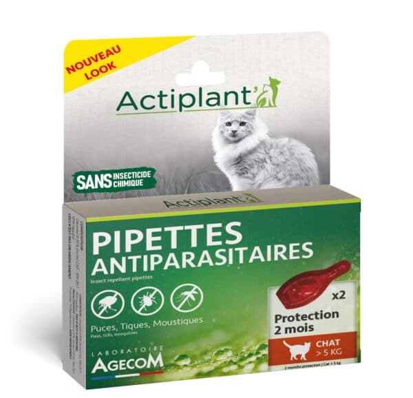 Pipette insectifuge, actif biocide géraniol, fabriquée en France