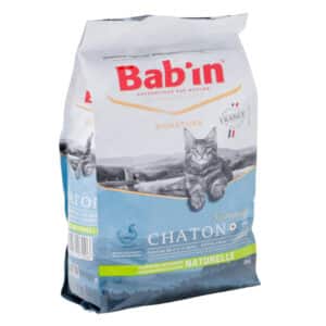 1 paquet de 8 kg de croquettes chaton/BAB’IN CHATON