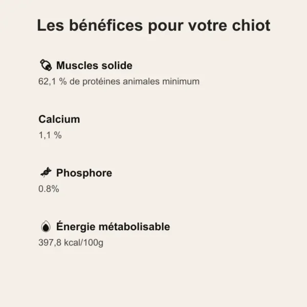 croquette chiot sensible, croquette chiot au saumon, croquette pour poils de chien, croquettes chiot sensible,